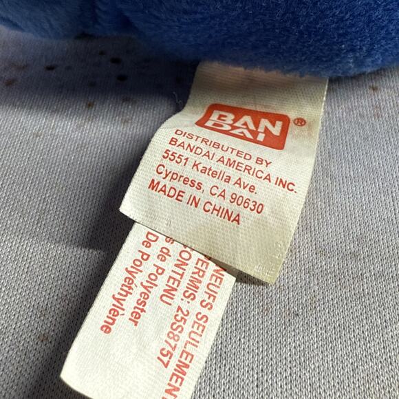 D0205B Veemon Digimon Adventure Kuta Chara beanie Bandai 2000 Plush 6" Toy Doll - Picture 3 of 5